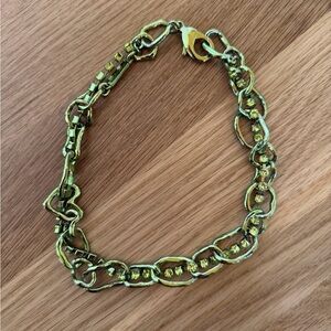 Collina Strada green chain choker